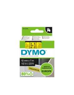 DYMO D1 - Etiquetas estándar - Negro sobre amarillo - 12mm x 7m 2