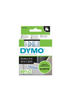 DYMO D1 - Etiquetas estándar - Azul sobre blanco - 12mm x 7m 2