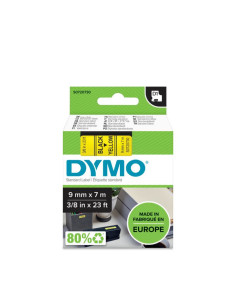 DYMO D1 - Etiquetas estándar - Negro sobre amarillo - 9mm x 7m 2