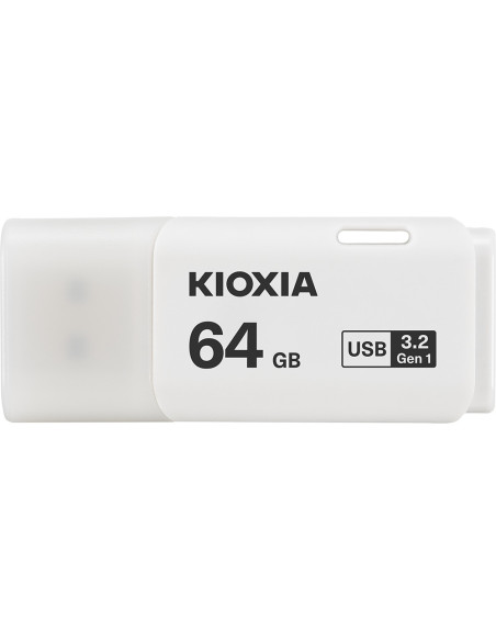 Kioxia TransMemory U301 unidad flash USB 64 GB USB tipo A 3.2 Gen 1 (3.1 Gen 1) Blanco