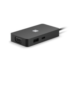 Microsoft 1E4-00003 base para portátil y replicador de puertos Negro