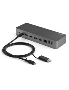 StarTech.com Cable USB-C de 1m con Llave Adaptador (Dongle) a USB-A - Cable Híbrido USB Tipo C a USBC (10Gbps y PD de 100W) o 2