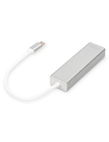 Digitus Hub de USB 3.0 Type-C™ con Gigabit Ethernet
