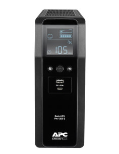 APC BACK UPS PRO BR 1200VA sistema de alimentación ininterrumpida (UPS) Línea interactiva 1,2 kVA 720 W 8 salidas AC