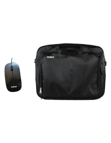 Nilox MALETIN 15,6 ESSENTIAL 2 + RATON OPTICO USB