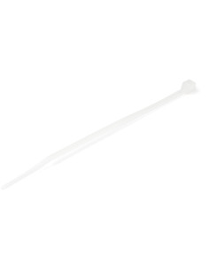 StarTech.com Bridas Ataduras de 10cm para Cables - Ancho 2mm, Diámetro del Haz 22mm, 8kg de Resistencia, Ataduras de Cremallera