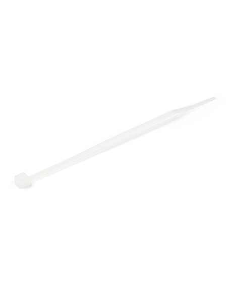 StarTech.com Bridas Ataduras de 10cm para Cables - Ancho 2mm, Diámetro del Haz 22mm, 8kg de Resistencia, Ataduras de Cremallera