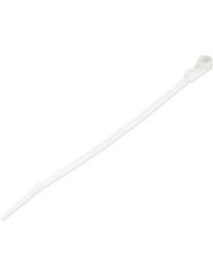 StarTech.com Bridas sujetacables de 15cm con perforación de montaje - 3 mm de ancho, para grupo de cables de 40 mm, soportan 18