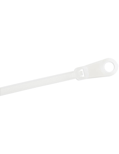 StarTech.com Bridas sujetacables de 15cm con perforación de montaje - 3 mm de ancho, para grupo de cables de 40 mm, soportan 18