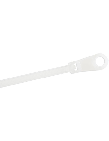 StarTech.com Bridas sujetacables de 15cm con perforación de montaje - 3 mm de ancho, para grupo de cables de 40 mm, soportan 18