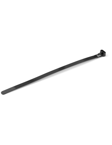 StarTech.com Bridas reutilizables de 20cm para cables - 7 mm de ancho, 50 mm de diámetro, soportan 22 kg de tensión, de nylon,
