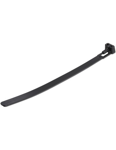 StarTech.com Bridas reutilizables de 15cm para cables - 7 mm de ancho, 35 mm de diámetro, soportan 22 kg de tensión, de nylon,
