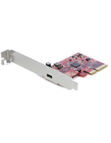 StarTech.com Tarjeta PCIe 1 Puerto USB-C 3.2 Gen 2x2 - Tarjeta Controladora PCI Express 3.0 x4 USB Tipo C SuperSpeed de 20Gbps