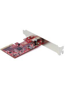 StarTech.com Tarjeta PCIe 1 Puerto USB-C 3.2 Gen 2x2 - Tarjeta Controladora PCI Express 3.0 x4 USB Tipo C SuperSpeed de 20Gbps 2