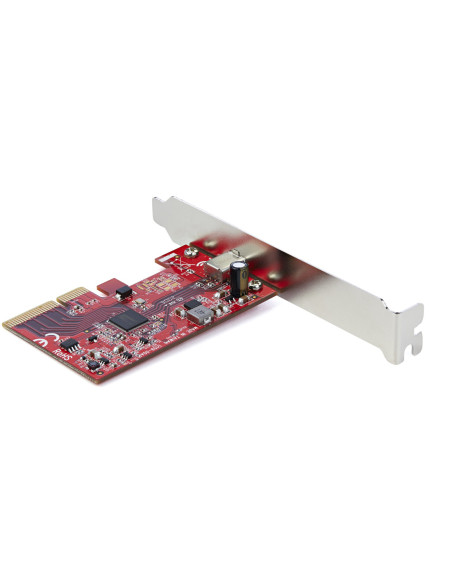 StarTech.com Tarjeta PCIe 1 Puerto USB-C 3.2 Gen 2x2 - Tarjeta Controladora PCI Express 3.0 x4 USB Tipo C SuperSpeed de 20Gbps