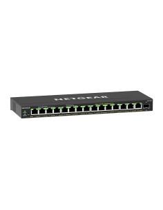 NETGEAR GS316EP-100PES switch Gestionado Gigabit Ethernet (10 100 1000) Energía sobre Ethernet (PoE) Negro