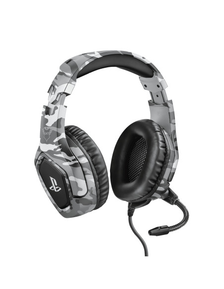 Trust GXT 488 Forze PS4 Auriculares Alámbrico Diadema Juego Negro, Gris