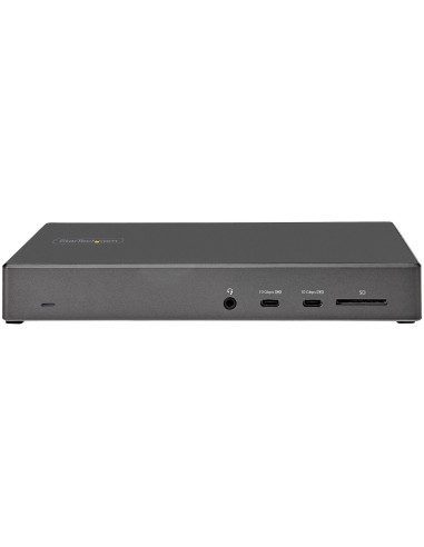 StarTech.com Dock USB-C - Docking Station USB Tipo C para 3 Monitores de 4K - con 100W de Entrega de Alimentación PD - Modo Alt