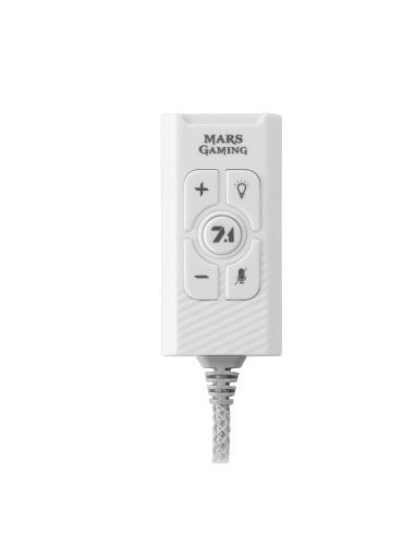 Mars Gaming MSC2W, Blanco, One size