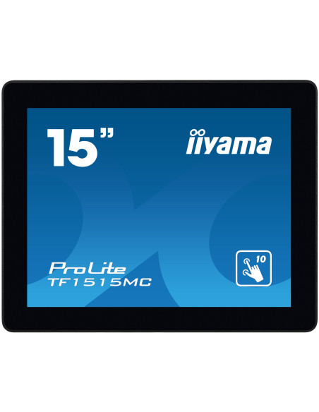 iiyama TF1515MC-B2 pantalla para PC 38,1 cm (15") 1024 x 768 Pixeles XGA LED Pantalla táctil Negro