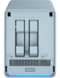 QNAP QMiroPlus-201W NAS Escritorio Intel® Celeron® J4125 4 GB DDR4 0 TB QNAP Turbo System Azul