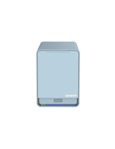 QNAP QMiroPlus-201W NAS Escritorio Intel® Celeron® J4125 4 GB DDR4 0 TB QNAP Turbo System Azul