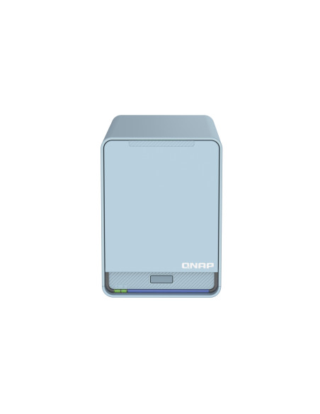 QNAP QMiroPlus-201W NAS Escritorio Intel® Celeron® J4125 4 GB DDR4 0 TB QNAP Turbo System Azul