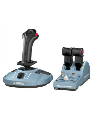 Thrustmaster Airbus Edition Negro, Azul USB Palanca de mando Analógico Digital PC