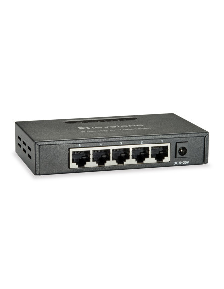 LevelOne GEU-0523 switch No administrado Gigabit Ethernet (10 100 1000) Negro