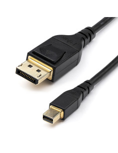 StarTech.com Cable Adaptador de 2m Mini DisplayPort a DisplayPort 1.4 Certificado por VESA - HDR de 8K 60Hz HBR3 - Cable mDP a