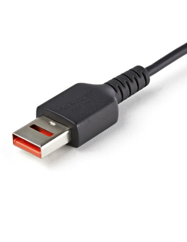 StarTech.com Cable de 1m Adaptador Bloqueador USB de Datos – Adaptador USB a USB-C de Carga Segura – USB Tipo C Solo de Carga