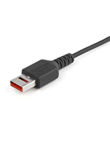 StarTech.com Cable de 1m Adaptador Bloqueador USB de Datos – Adaptador USB a Micro USB de Carga Segura – Micro USBC Solo de
