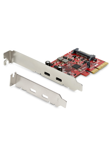 StarTech.com Tarjeta Adaptadora PCI Express de 2 Puertos USB-C 3.2 Gen 2 10Gbps