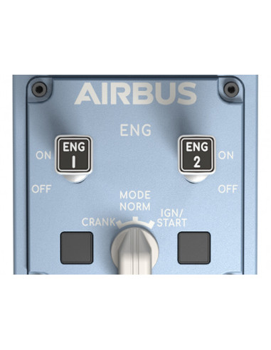 Thrustmaster TCA Quadrant Airbus Edition Negro, Azul Simulador de Vuelo PC