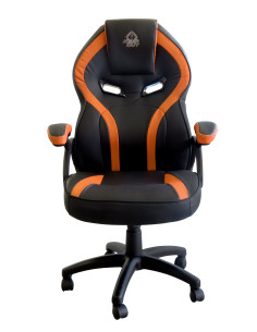 KeepOut XS200 Silla para videojuegos universal Asiento acolchado Negro, Naranja