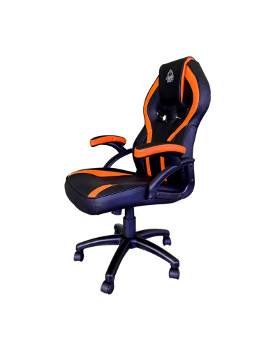 KeepOut XS200 Silla para videojuegos universal Asiento acolchado Negro, Naranja