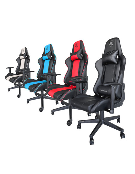 KeepOut XSPRO-RACING Silla para videojuegos universal Asiento acolchado Negro