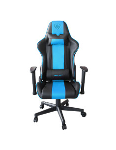 KeepOut XSPRO-RACING Silla para videojuegos universal Asiento acolchado Turquesa, Negro