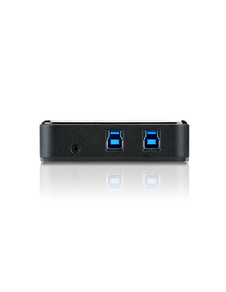 ATEN Switch de periféricos USB 3.2 Gen1 de 2 x 4 puertos