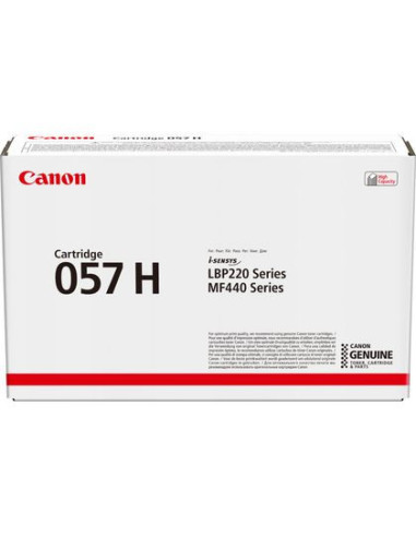 Canon 057H cartucho de tóner 1 pieza(s) Original Negro