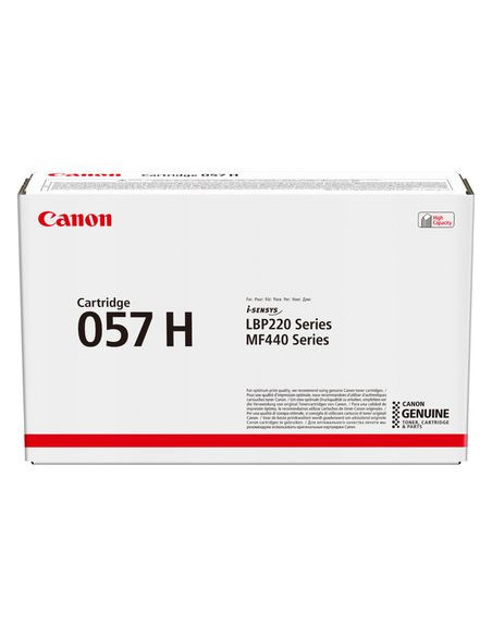 Canon 057H cartucho de tóner 1 pieza(s) Original Negro