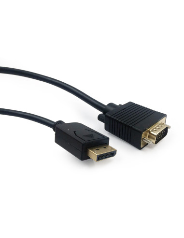 Gembird CCP-DPM-VGAM-6 adaptador de cable de vídeo 1,8 m VGA (D-Sub) DisplayPort Negro