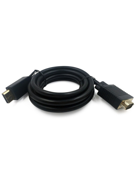 Gembird CCP-DPM-VGAM-6 adaptador de cable de vídeo 1,8 m VGA (D-Sub) DisplayPort Negro