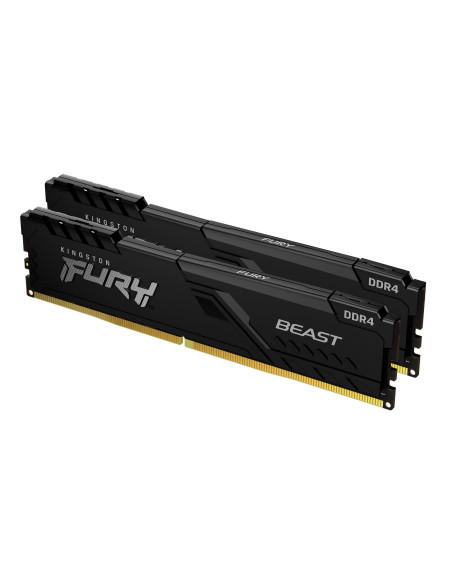 Kingston Technology FURY Beast 16GB 3600MT s DDR4 CL17 DIMM (Kit de 2) Black