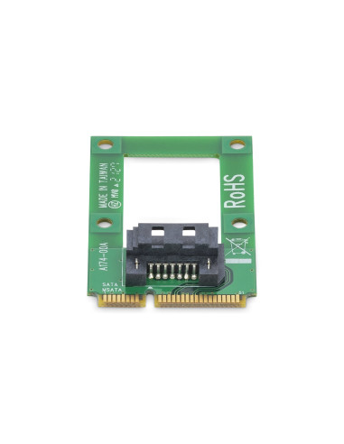 StarTech.com Adaptador mSATA a SATA para Disco Duro o SSD - Tarjeta Conversora Mini SATA a SATA