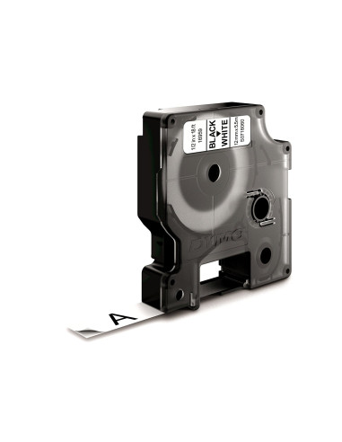 DYMO D1 - Etiquetas Durable - Negro sobre blanco - 12mm x 5.5m