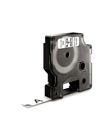 DYMO D1 - Etiquetas Durable - Negro sobre blanco - 12mm x 5.5m