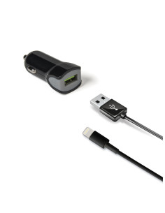 Celly CCUSBLIGHT cargador de dispositivo móvil Universal Negro Encendedor de cigarrillos Auto