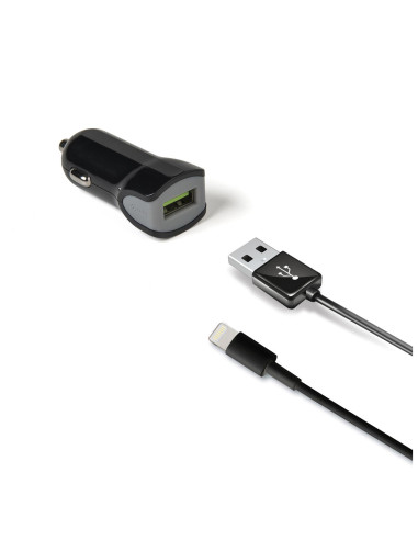 Celly CCUSBLIGHT cargador de dispositivo móvil Universal Negro Encendedor de cigarrillos Auto