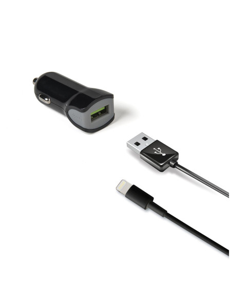 Celly CCUSBLIGHT cargador de dispositivo móvil Universal Negro Encendedor de cigarrillos Auto